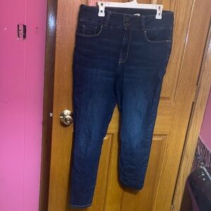 Seven7 Women's High Rise Dark Indigo Jeans